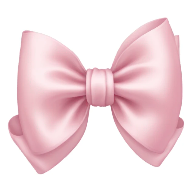 Pale Pink bow sticker