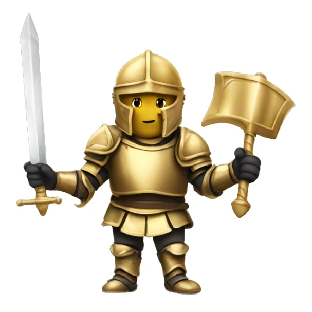 Golden Knight victory celebration happy sticker
