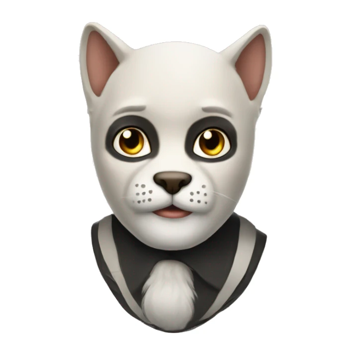 Черно-белый кот  sticker