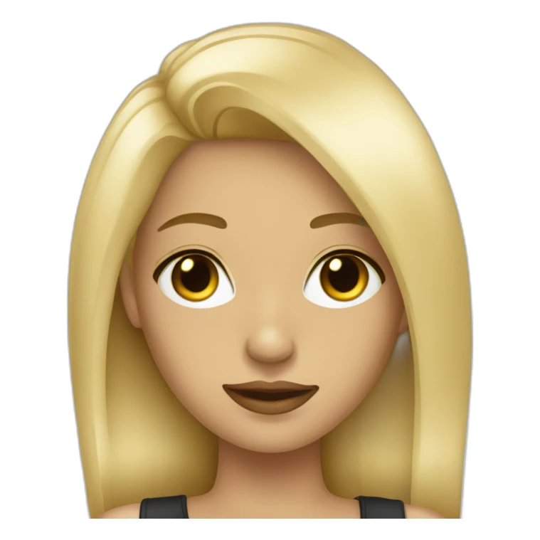 Blonde nightclub girl sticker