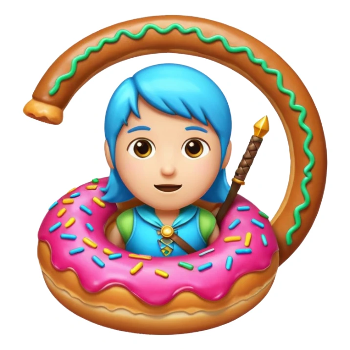 Donut Archer sticker