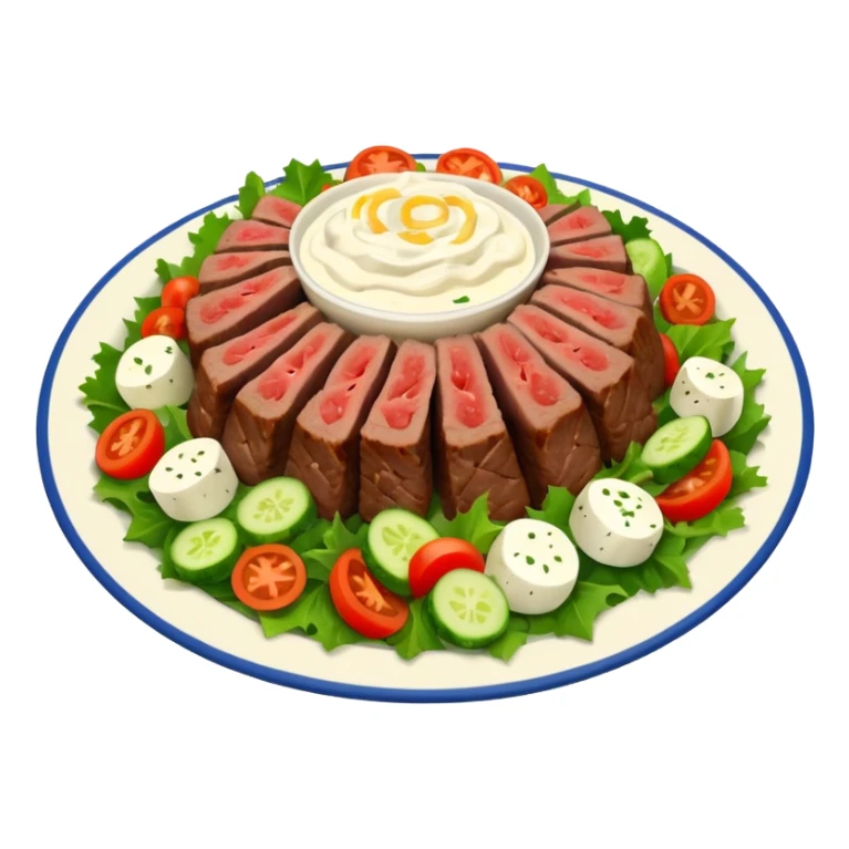 romanian christmas dish boeuf salad sticker