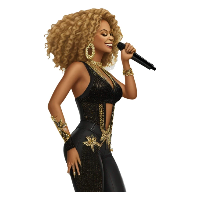 beyonce on stage at the renaissance tour sticker