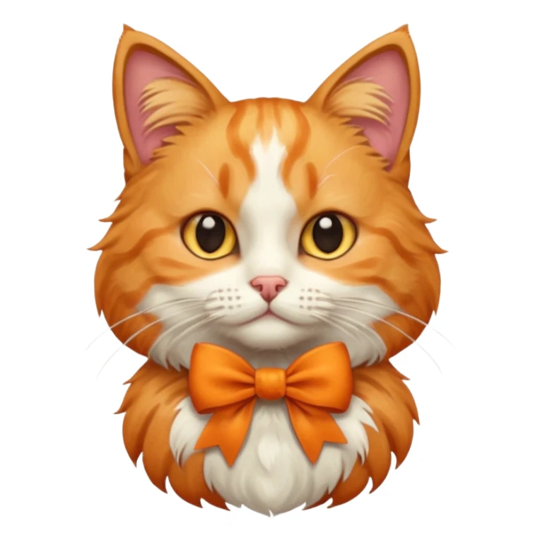 GATITA ENAMORADA CON UN MOÑO sticker