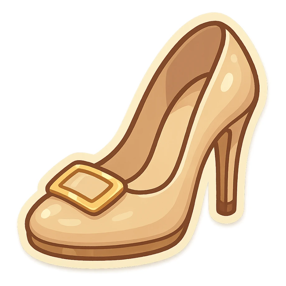 Luxury women’s shoes sticker