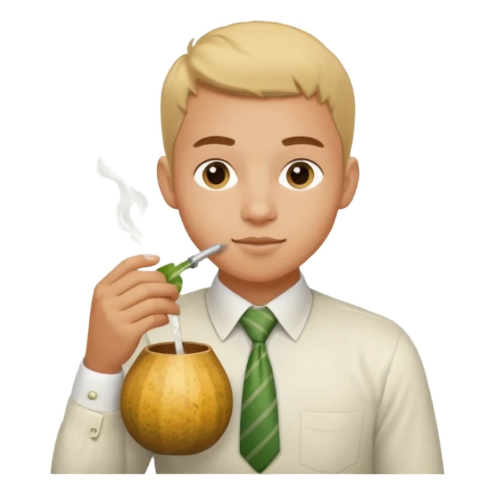 A lds missionary drinking Argentina mate sticker