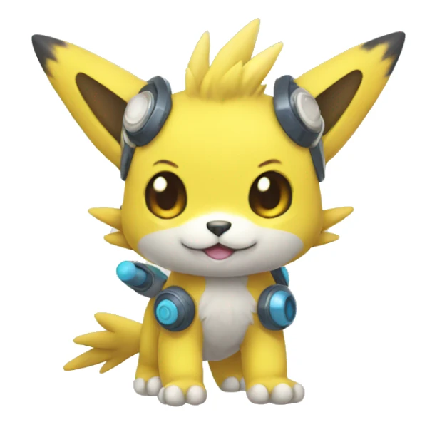 Kawaii cool Digimon-Pokémon-animal full body sticker