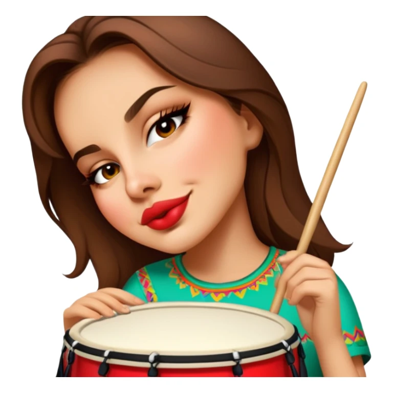 Festive Drummer sticker