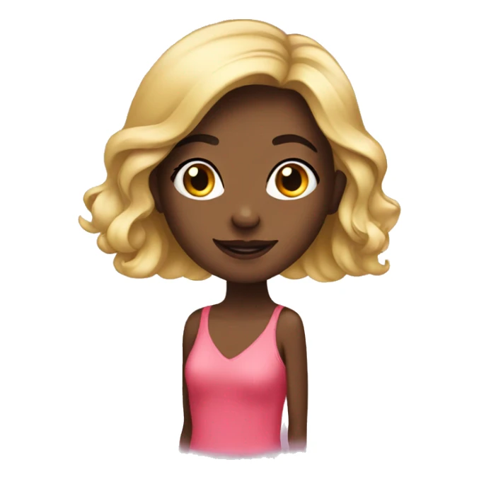 girl dressing up for party sticker