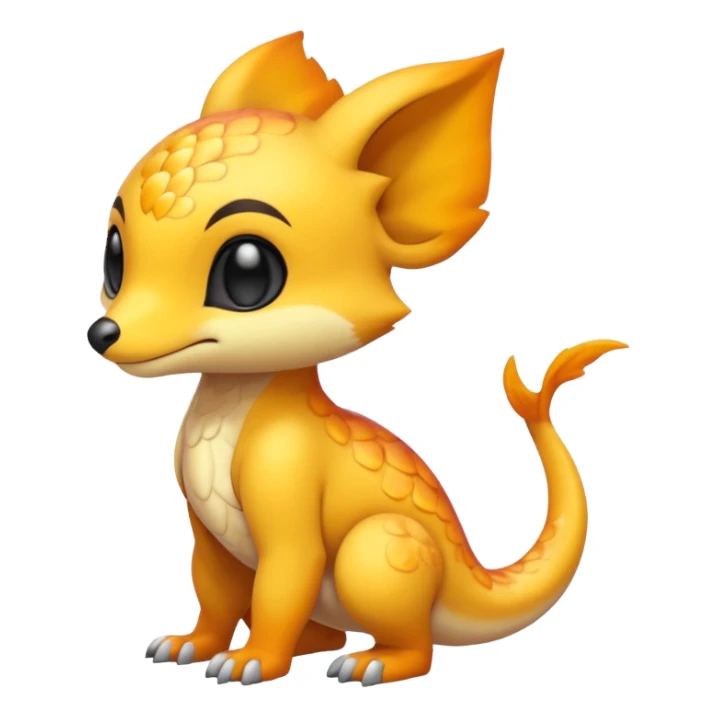 Cute cool animal hybrid Fakemon full body sticker