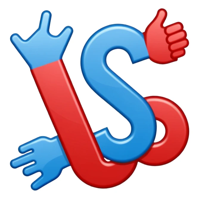 Word “Goal” sign comic style blue (#00A3E0) and red (#F9423A)  sticker