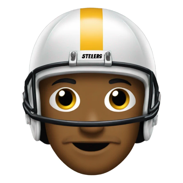 Steelers football sticker