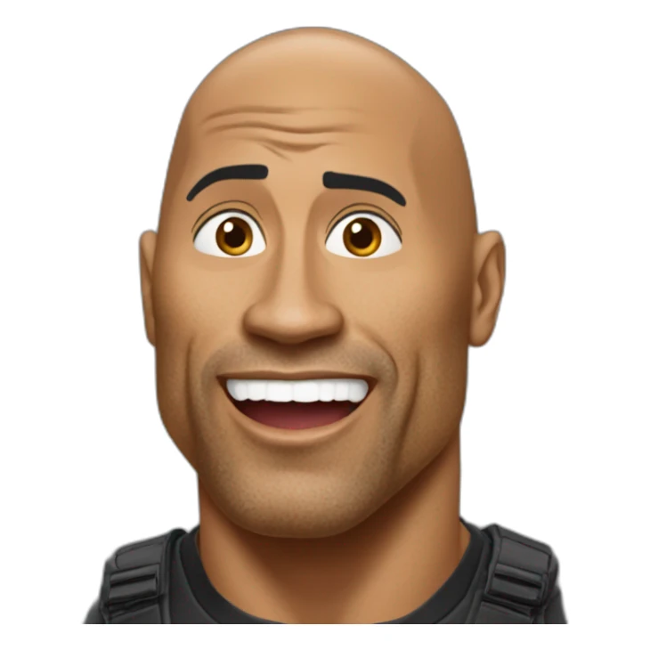 The rock qui mange un oeuf sticker