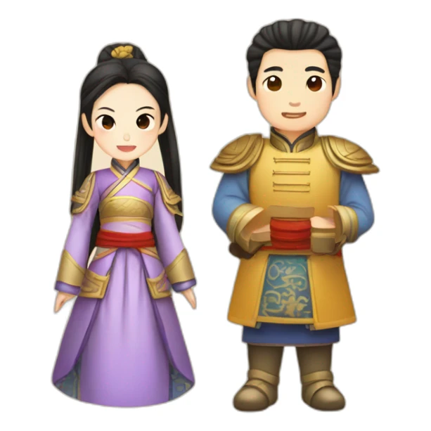 romance of three kingdom china sticker
