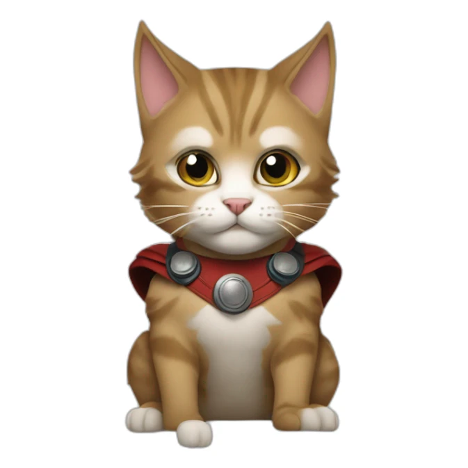 Cat thor marvel avengers movie sticker