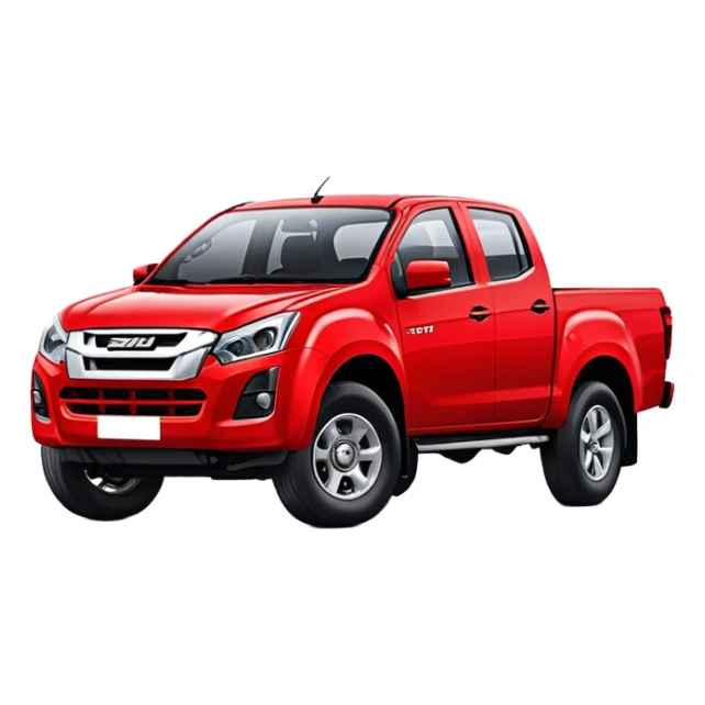 Isuzu D-MAX - Isuzu (Model Year: 2024) (Iconic colour: Red) sticker