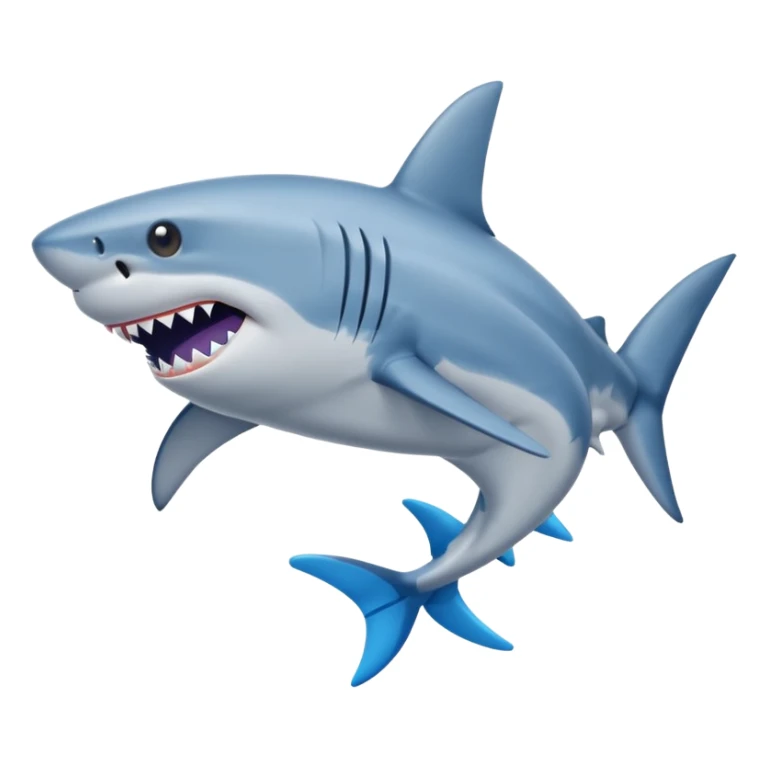 Tralalelo tralala shark with blue shoes sticker
