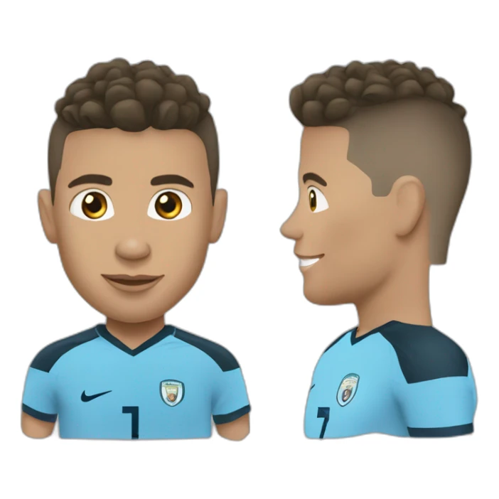 ronaldo manchester city sticker
