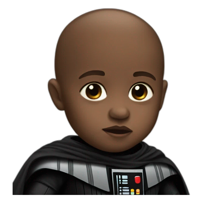 baby dark vador sticker