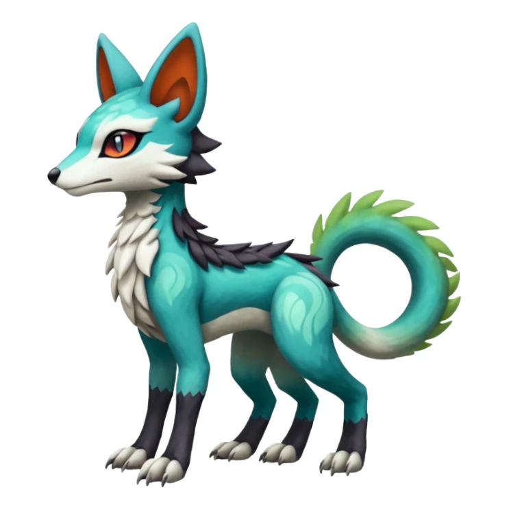 Meloetta-Vernid-Trico-Sergal-Protogen-Primagen-Pokémon-Fakémon-creature sticker