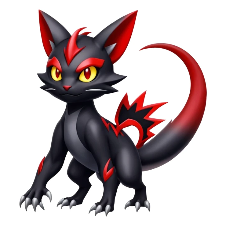 Shiny Dark Exotic Bisharp-Darkrai-Torracat-Scizor-Hybrid-Creature sticker