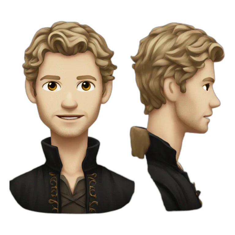 Klaus mikaelson Joseph morgan realistic detailed sticker
