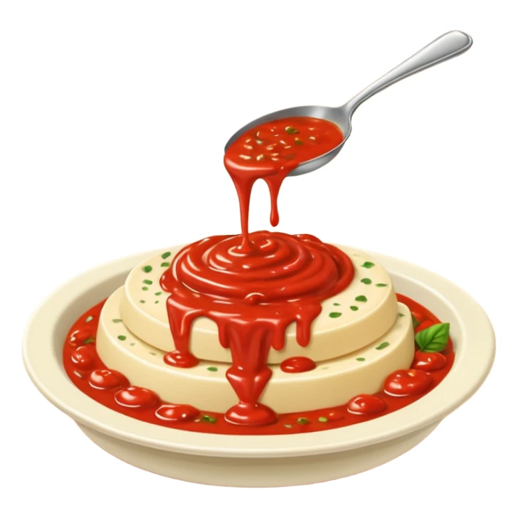 Creamela con più sugo e senza il basilico o qualsiasi cosa verde sopra  sticker