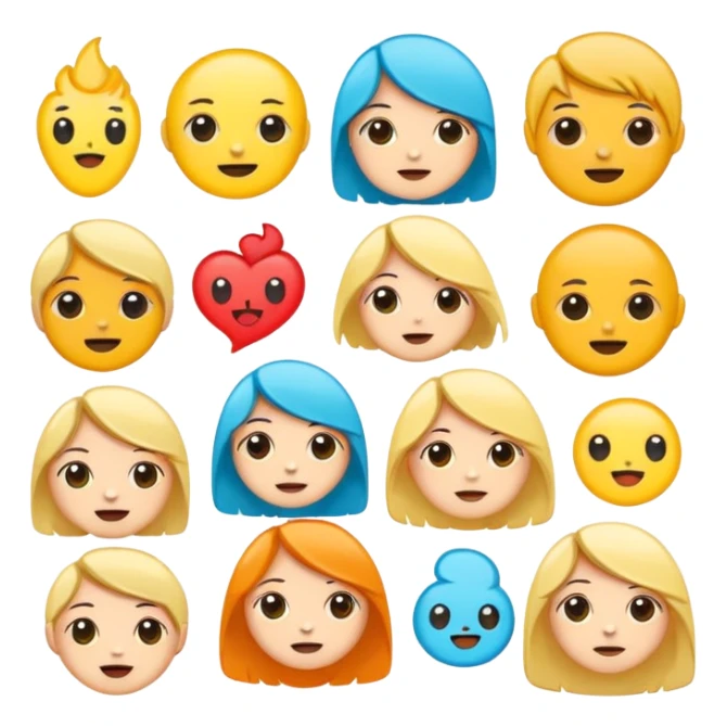 Cute cartoon sticker, simple flat design, bold outline, bright colors, chibi style, expressive face, minimal background, vector style, high contrast, emoji-like, transparent background, sticker pack style sticker