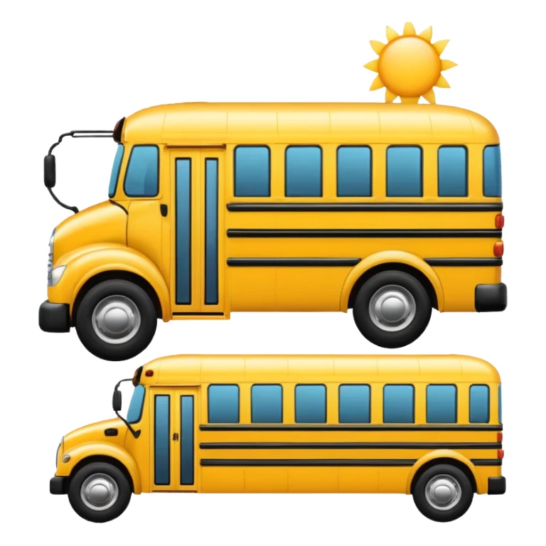 international school bus sticker