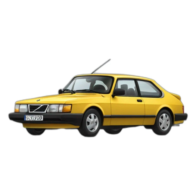 saab 900 turbo sticker