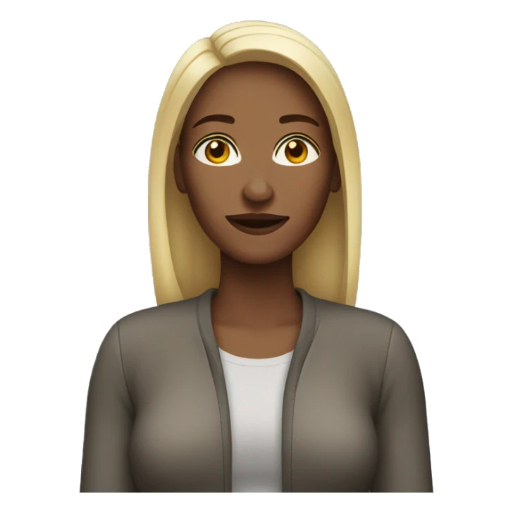 Woman without a credit card sticker