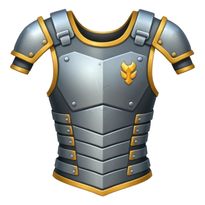 Body armor Emoji fantasy pixel art style sticker