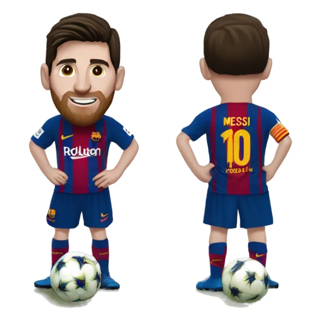 Create an emoji de messi sticker