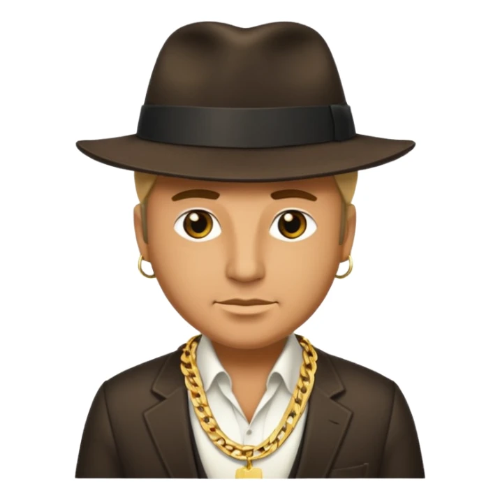 Ola tudo bem que um gangster rico boss sticker
