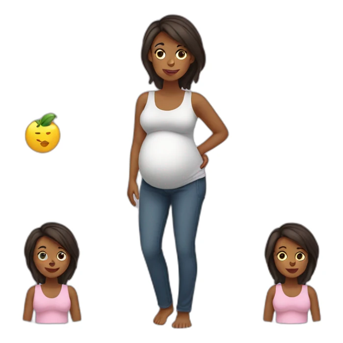 mom is on maternity leave sticker