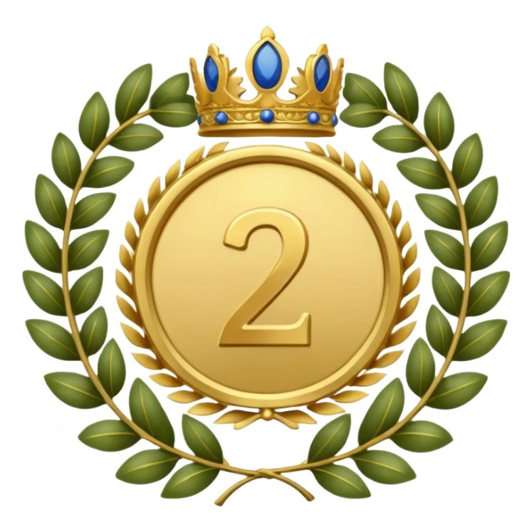 The number that took 23nd place was decorated with an imperial laurel wreath sticker