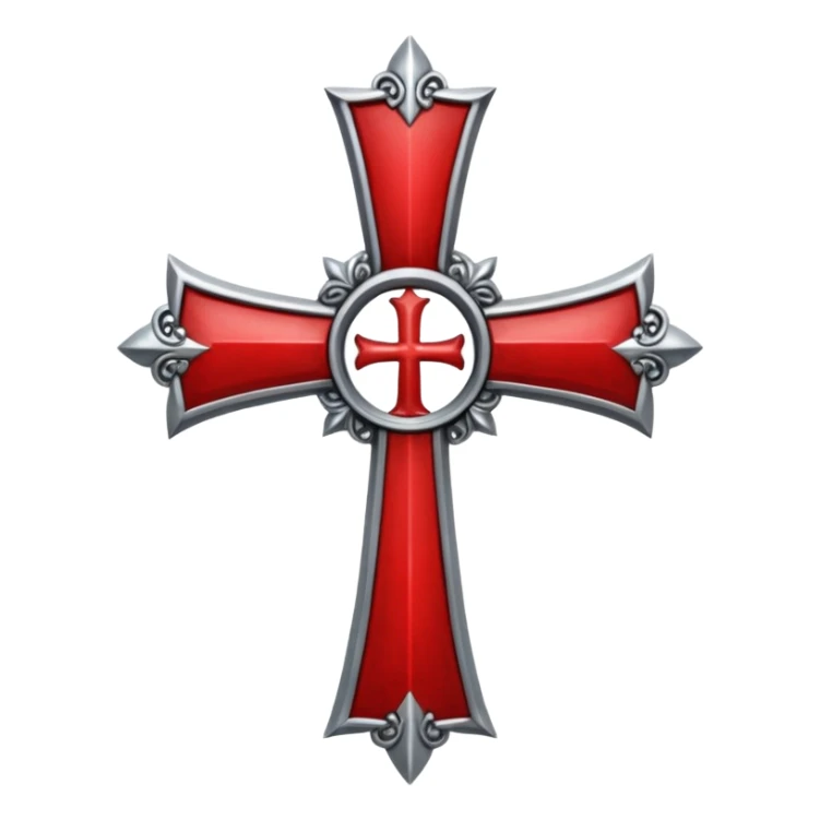 the cross patea  of the knights templar sec xi sticker