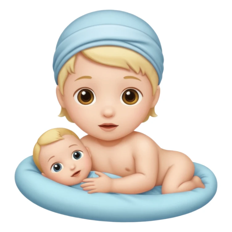 naked baby sticker