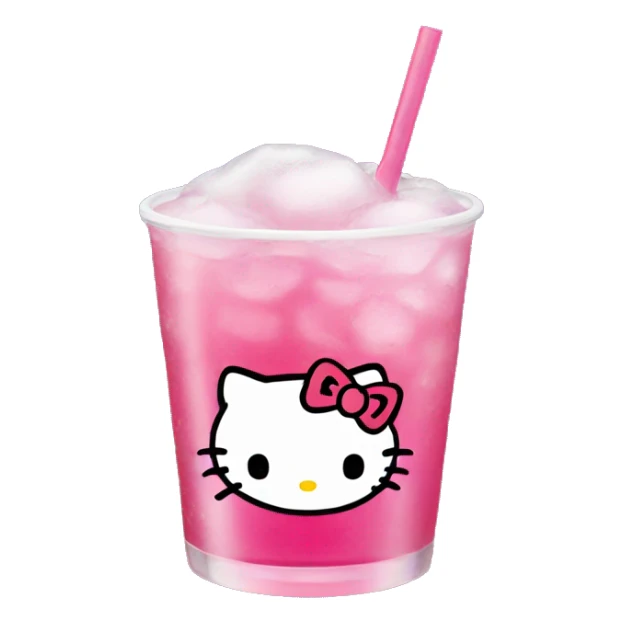 hello kitty drink sticker
