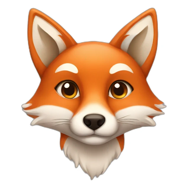 charming fox sticker
