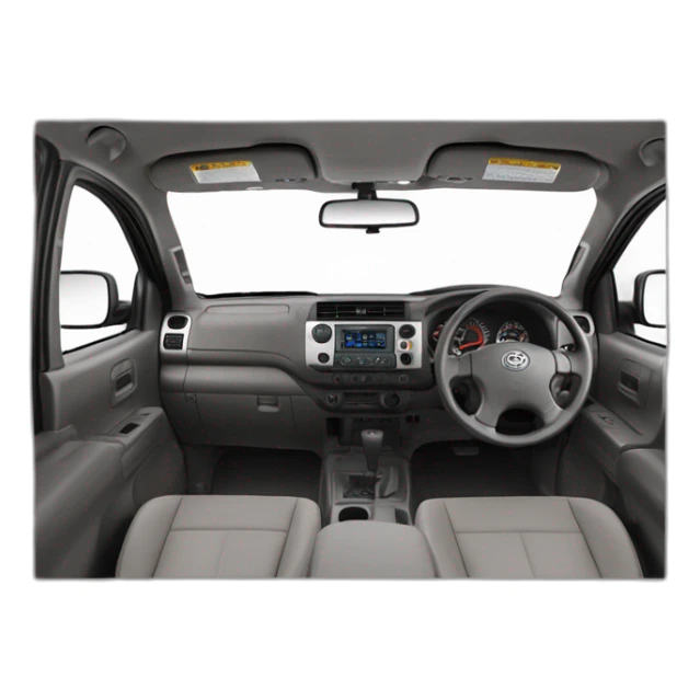 The interior of a 2003 Toyota Tacoma SR5 sticker