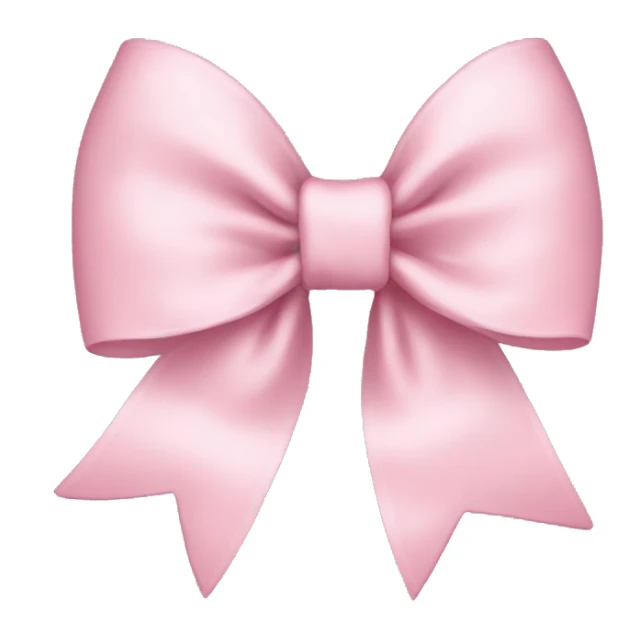Baby pink bow sticker