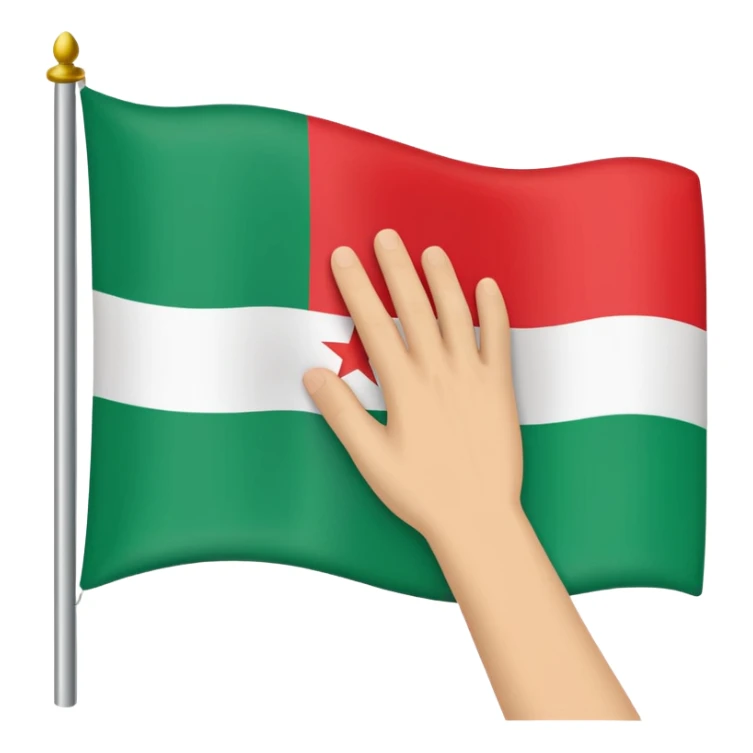 flag of Abkhazia emoji icon style sticker