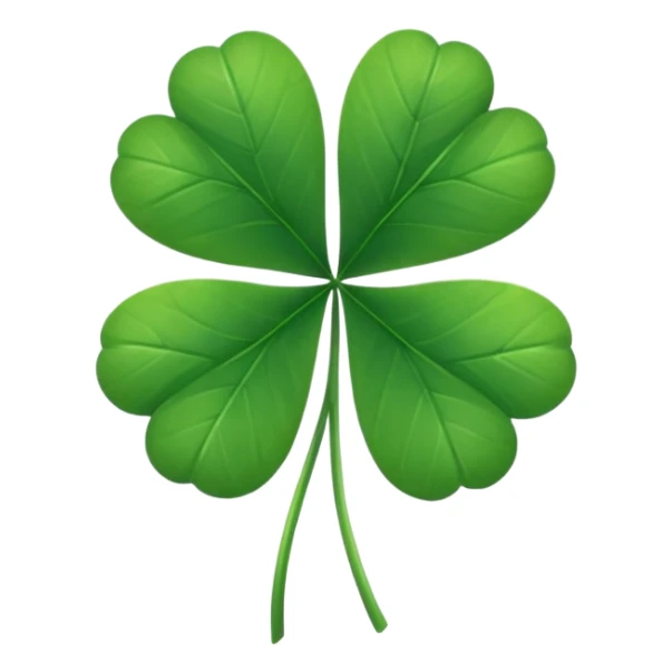 clover with 5 leaves (not 4) sticker