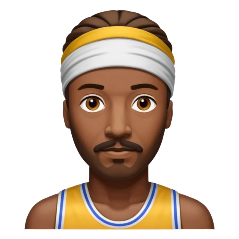 Wilt Chamberlain wear headband sticker