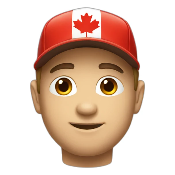 canadian cap sticker