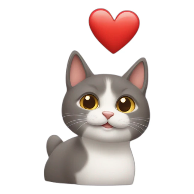 Un Chat qui fait l'amour à un chien sticker