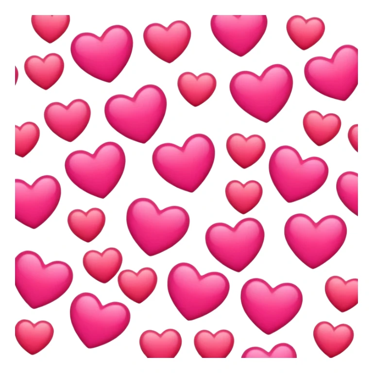 make emoji with a bunch of hearts  sticker