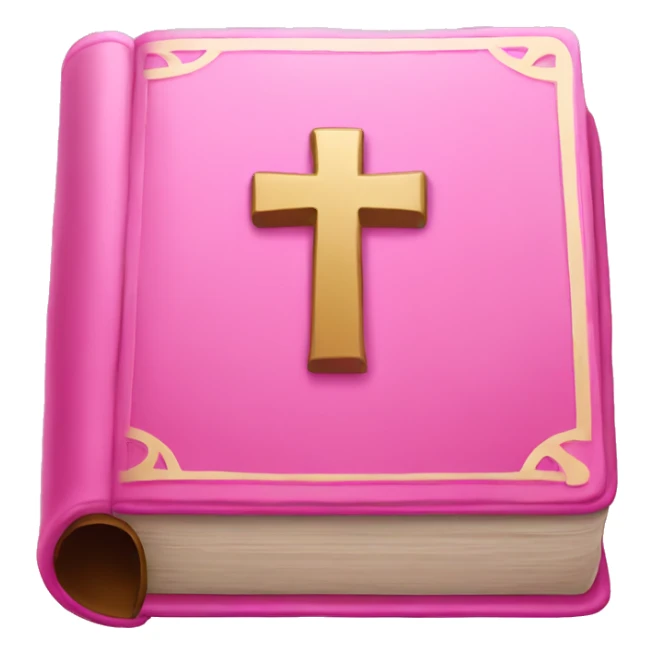 Pink bible  sticker