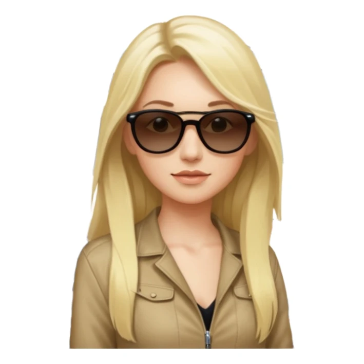 White. Rav 4 . Sexy. Female.long blond hair. Sunglasses  sticker